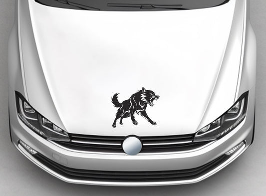 Wolf #2 VW Volkswagen Polo Vivo Accessories Decal Sticker