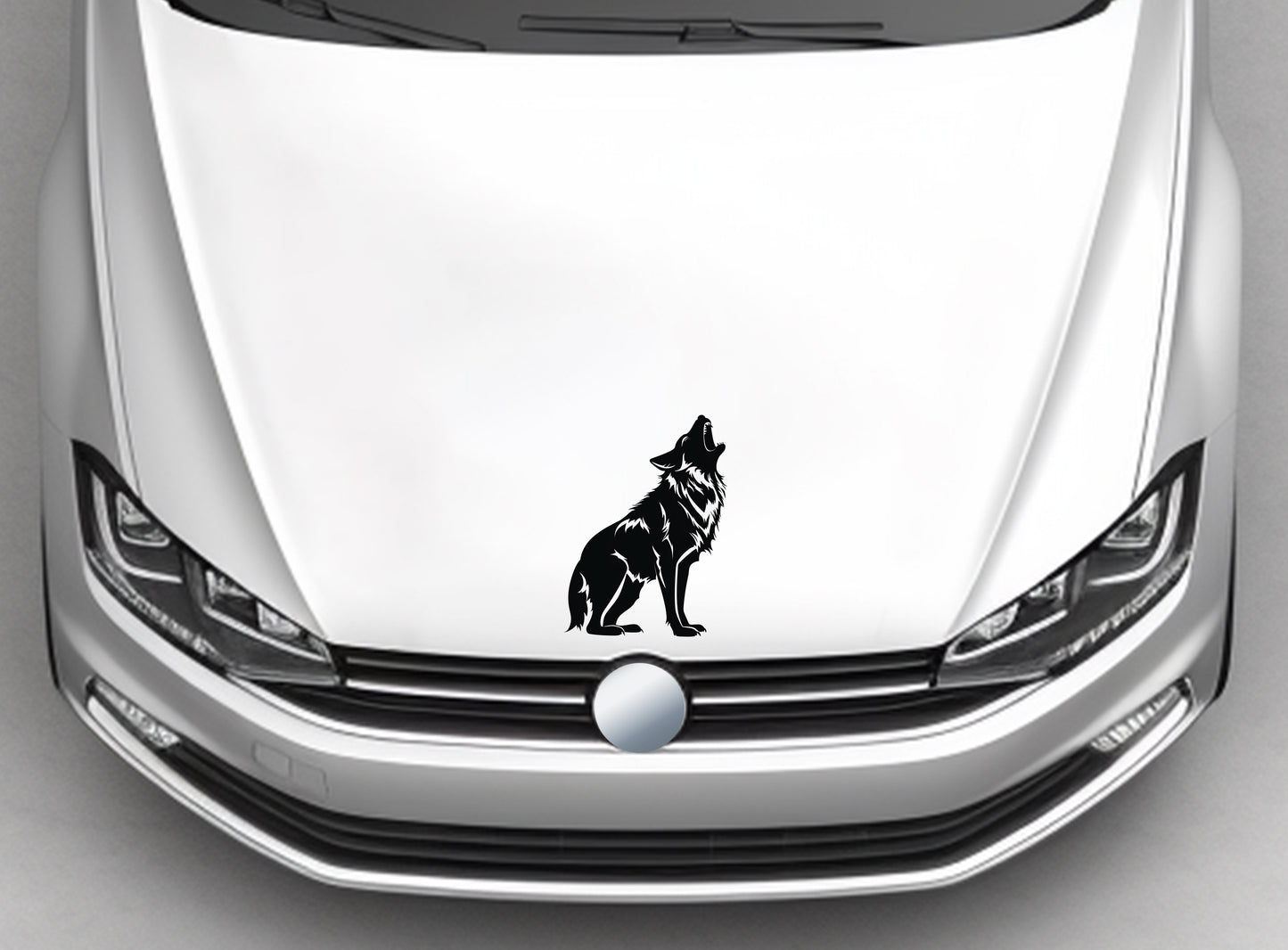 Wolf #4 VW Volkswagen Polo Vivo Accessories Decal Sticker