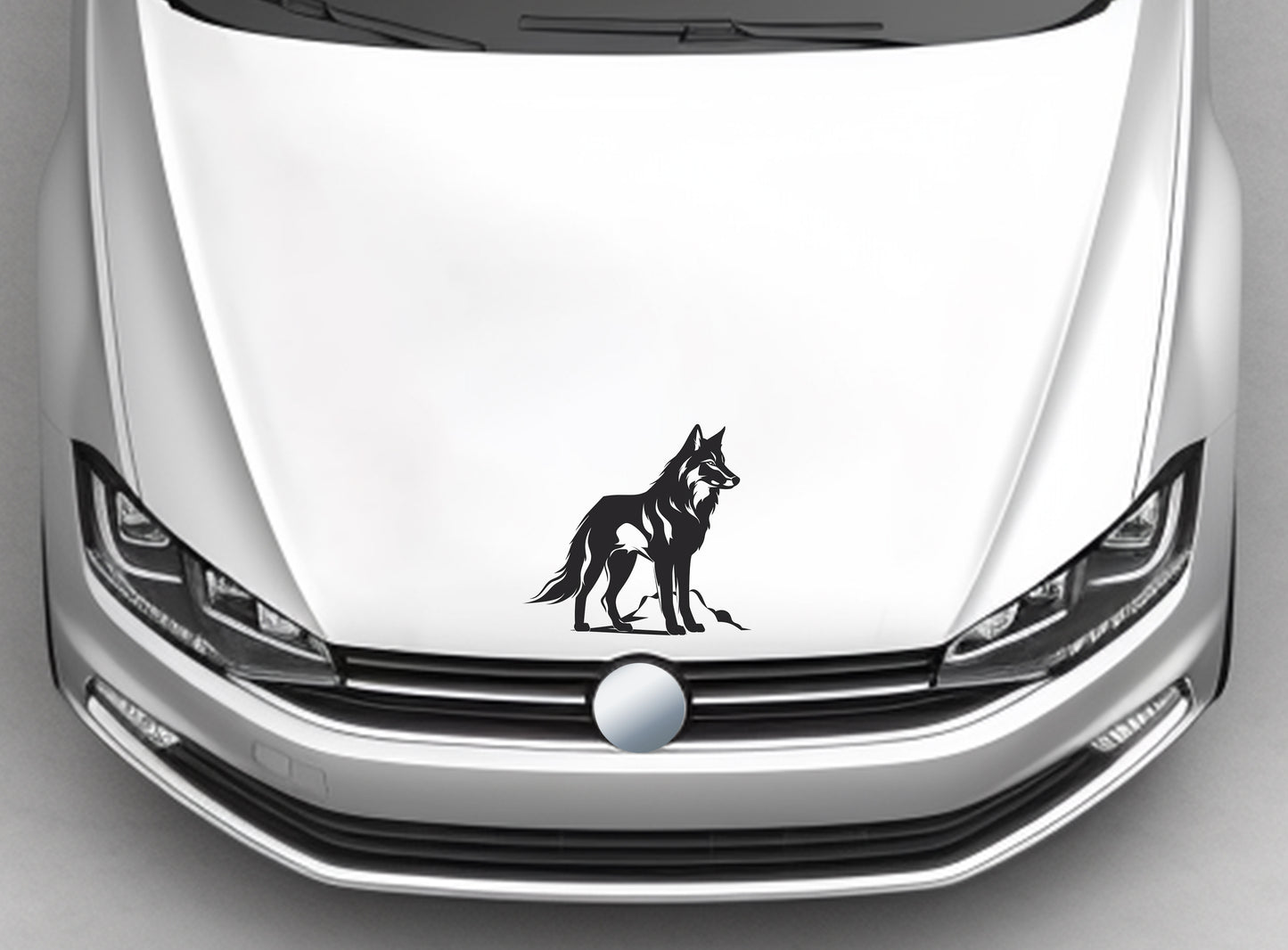 Wolf #9 VW Volkswagen Polo Vivo Accessories Decal Sticker