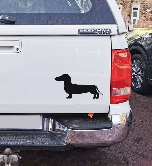 Dachshund Dog Worshond Hond V4 Car Wall Decal Sticker Art South Africa