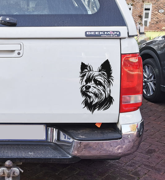 Yorkie Yorkshire Terrier Dog Hond V4 Car Wall Decal Sticker Art South Africa