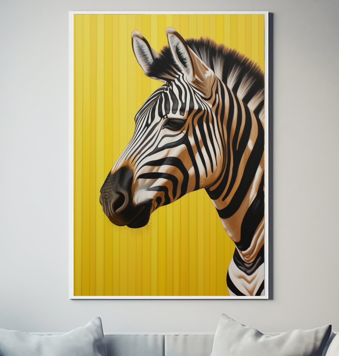 African Zebra V2 Wildlife Decor Poster Wall Art
