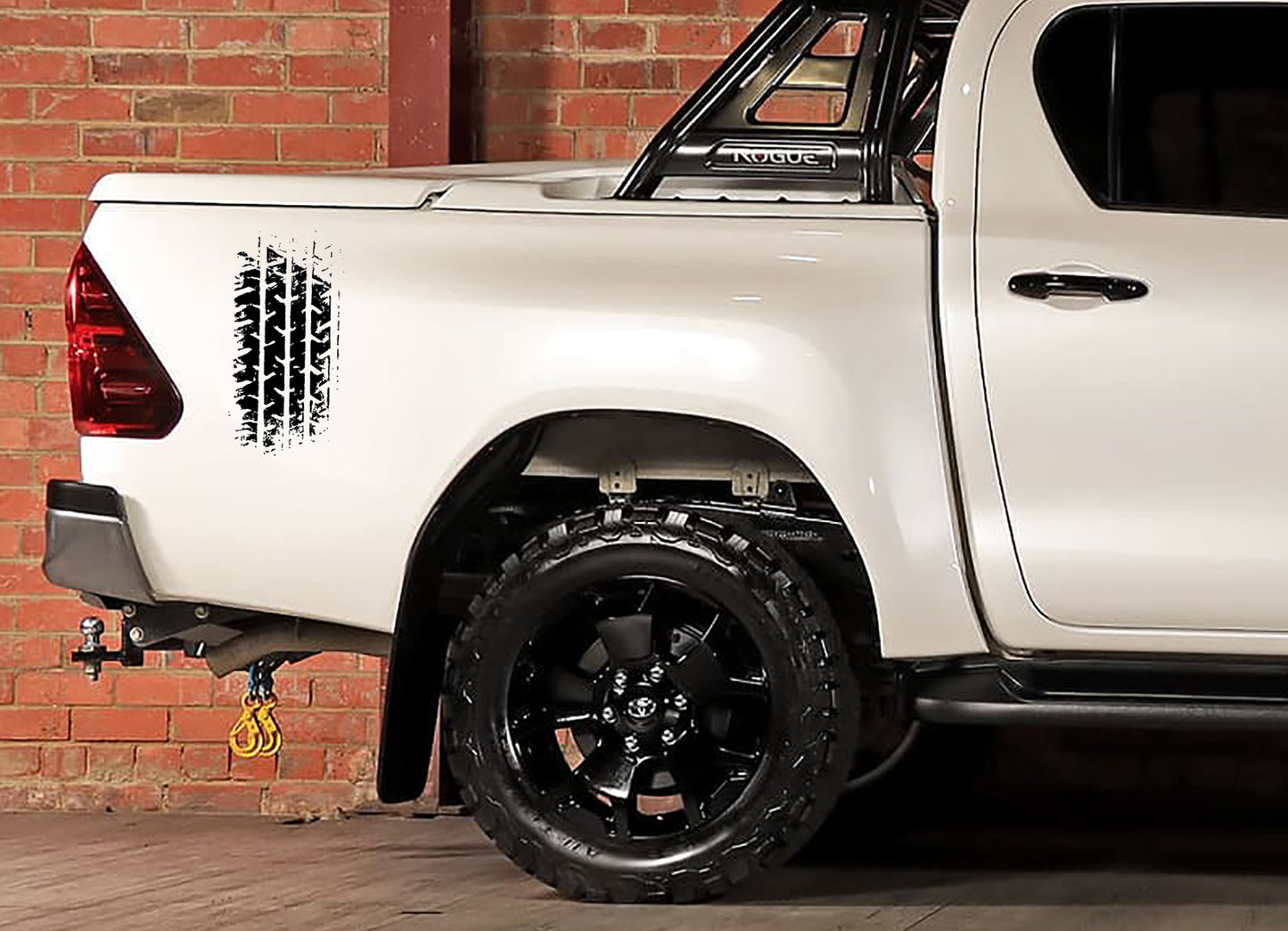 4x4 Offroad Tyre Marks Toyota Hilux Bakkie Vinyl Sticker Graphics Kit South Africa