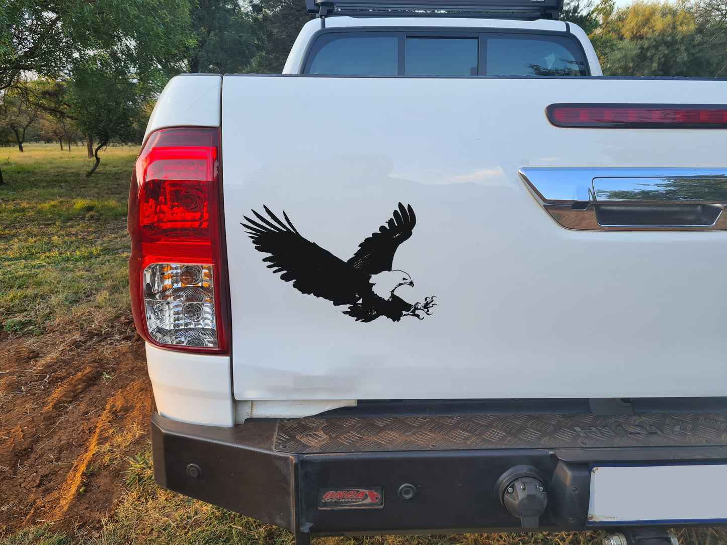 African Fish Eagle Visarend Bakkie Car Wall Vinyl  Decal Sticker Art SA