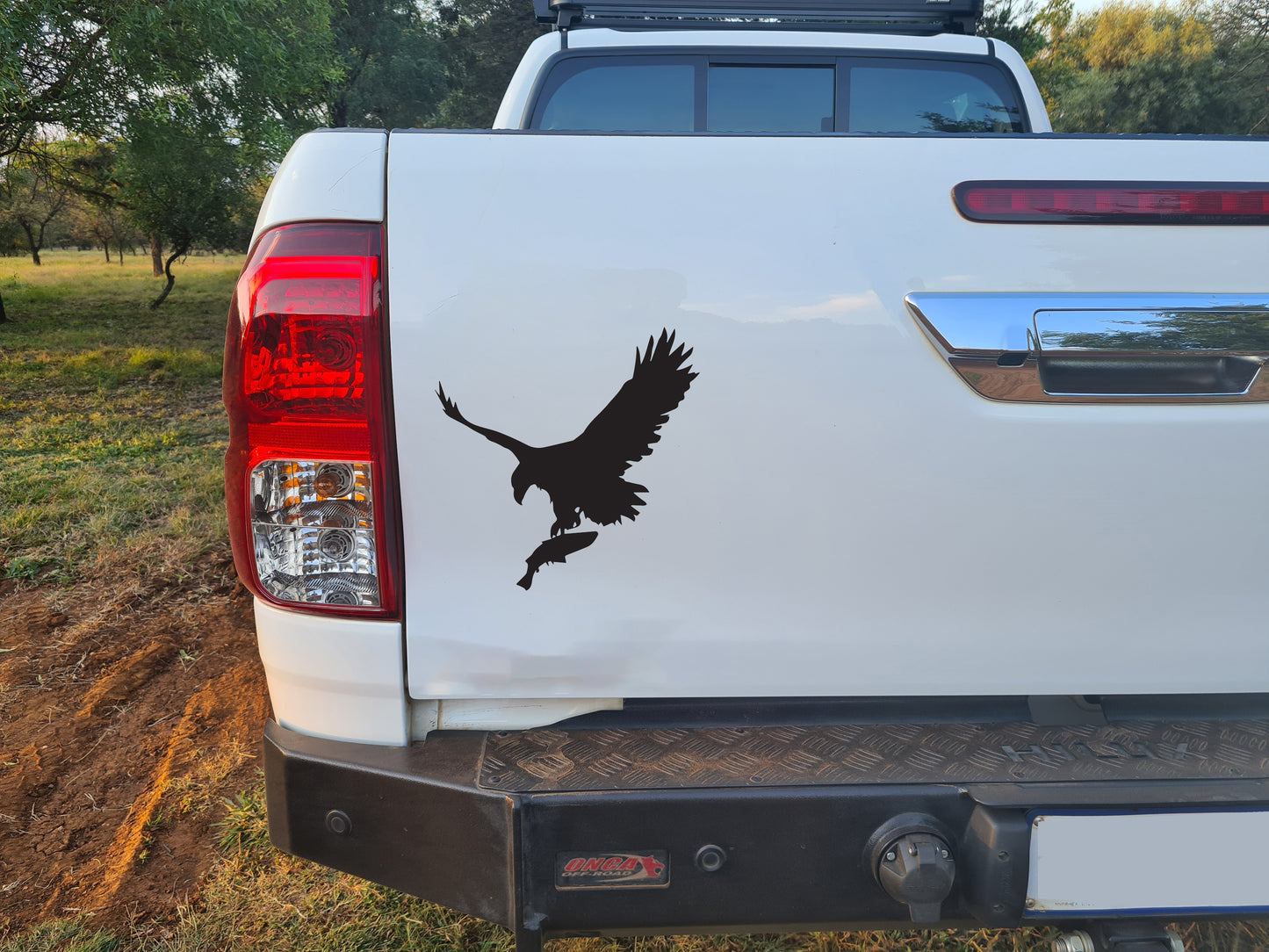 African Fish Eagle Visarend V3 Bakkie Car Wall Vinyl  Decal Sticker Art SA