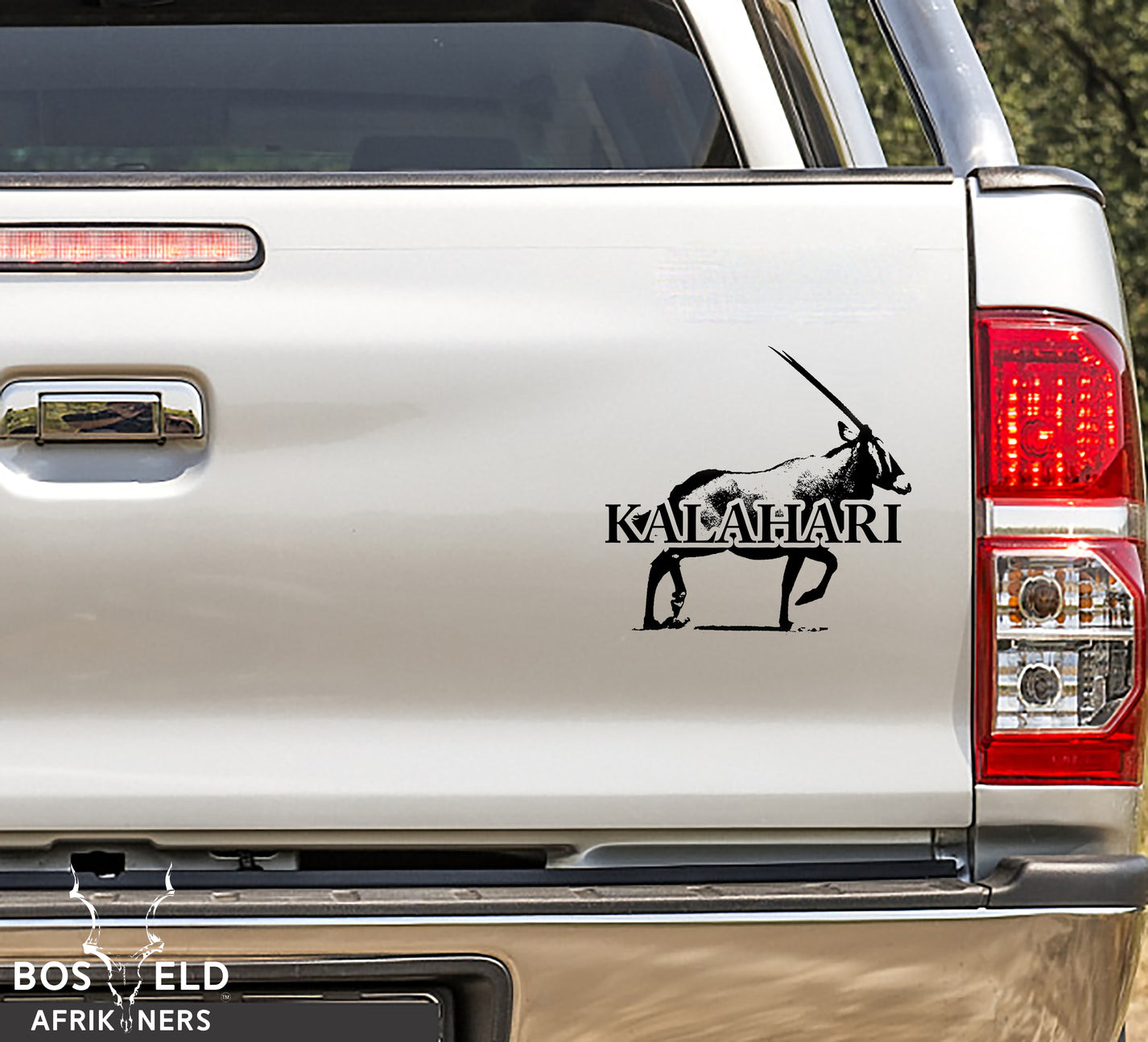 kalahari-gemsbok-oryx-toyota-hilux-ford-ranger-bakkie-trailer-african