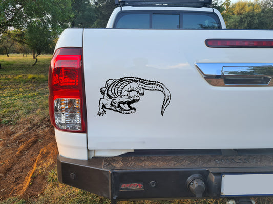 African Crocodile Krokedil Bakkie Car Vinyl Decal Sticker Kit SA