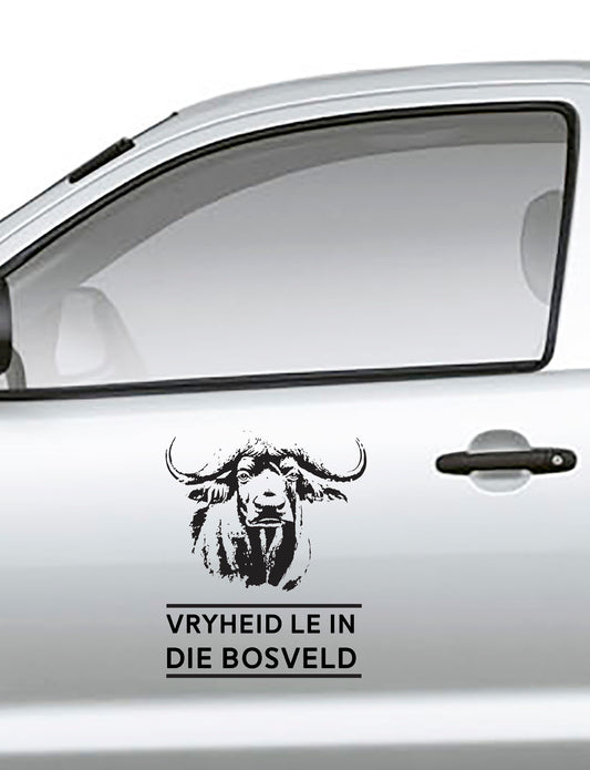 Vryheid le in die bosveld Vinyl Sticker