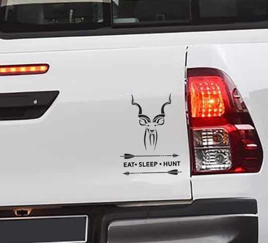 Bow Hunting Kudu Vinyl Sticker