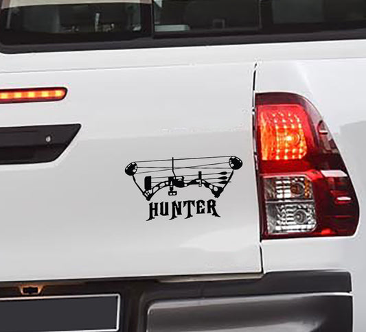Bow Hunting Hunter Vinyl Sticker