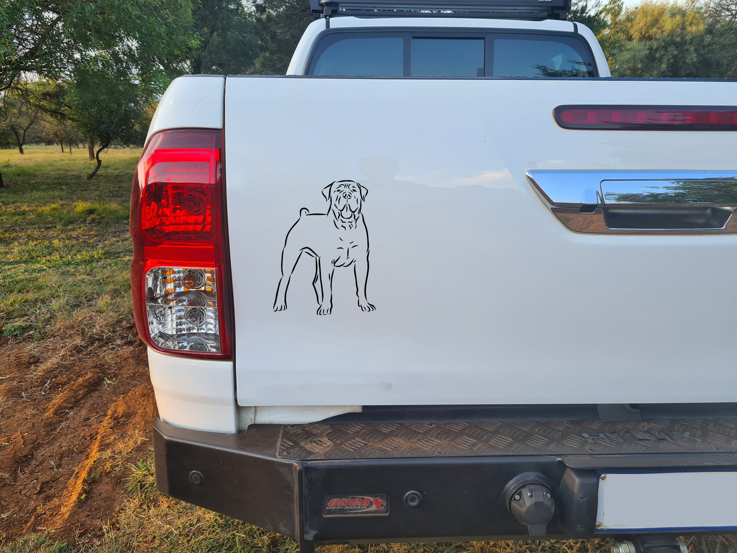 Boerboel Hond Brak Dog V3 Bakkie Car Vinyl Decal Sticker Kit