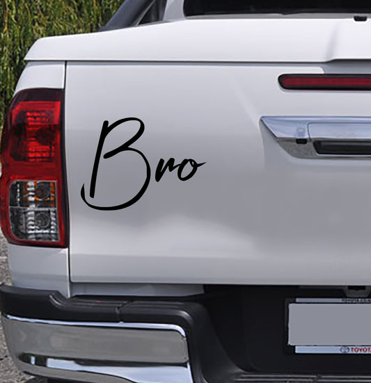 New Zealand Kiwi Slang - Bro Vinyl Decal Sticker