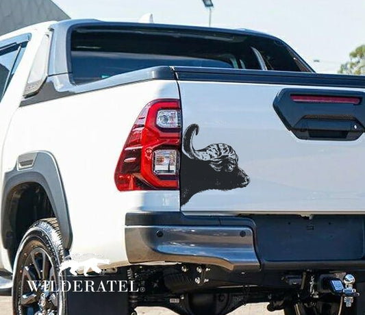 Cape Buffalo Buffel Bakkie Car Vinyl Decal Sticker SA