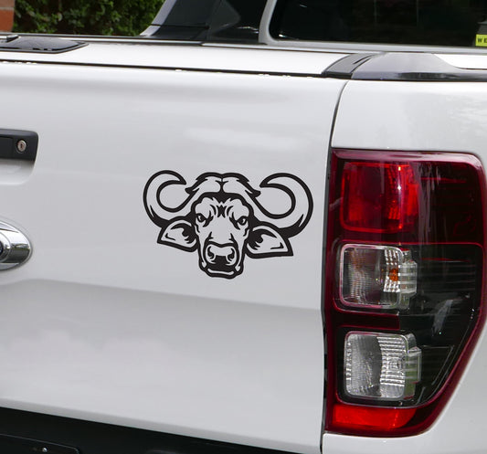 Buffel Kop Vinyl Sticker