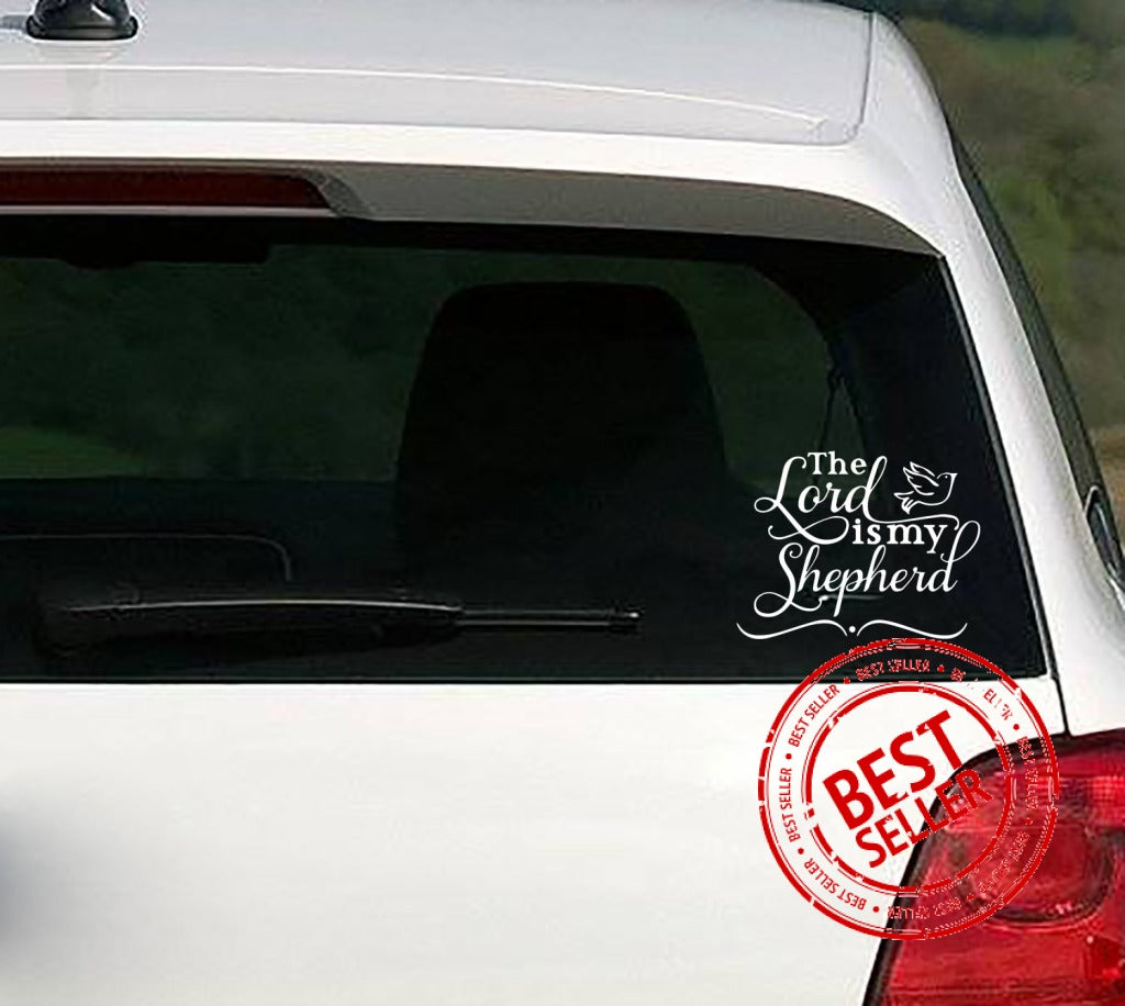 The Lord Is My Sheperd Vinyl Sticker Or Decal
