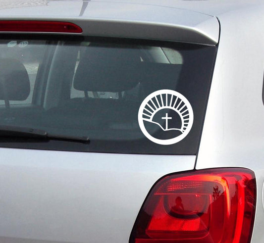 Christian Cross Vinyl Sticker