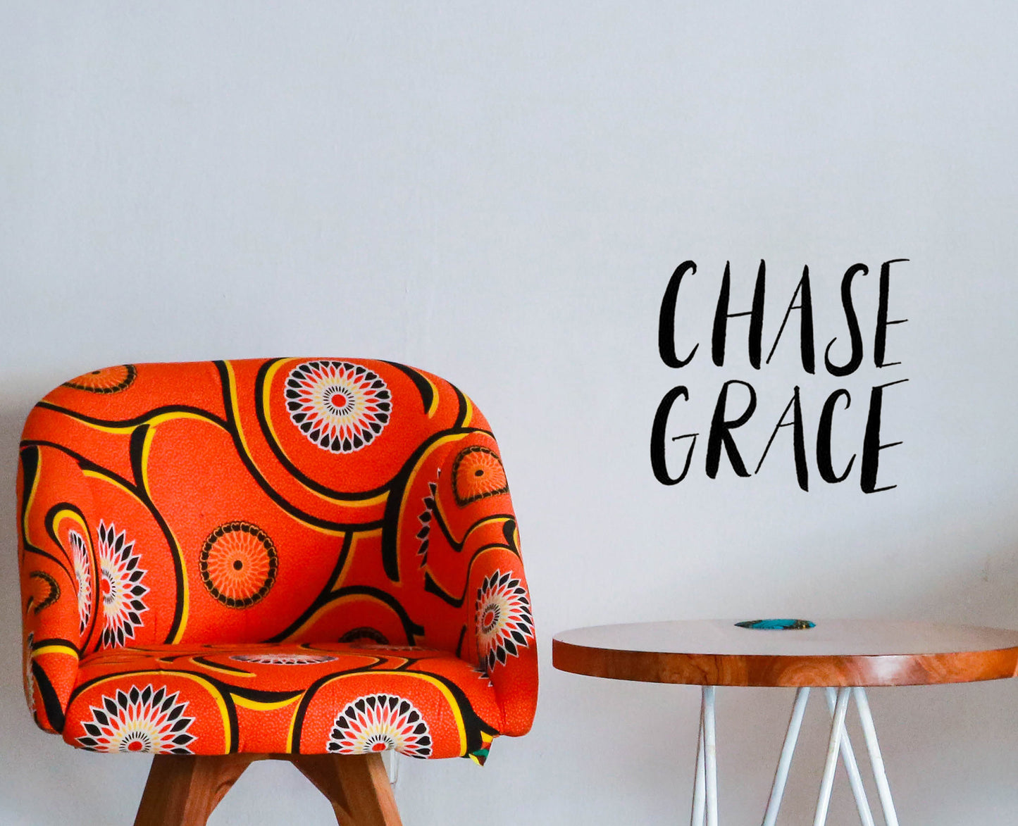 Chase Grace Christian Quote Scripture Vinyl Decal Sticker