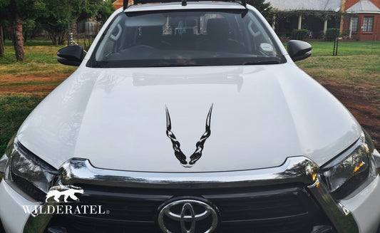 Eland Bok Horings Horns Bakkie Vehicle Vinyl Decal Sticker Kit