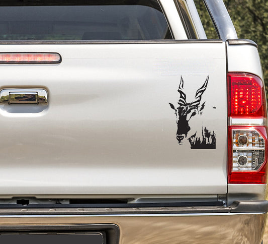 Eland Head Vinyl Decal Sticker