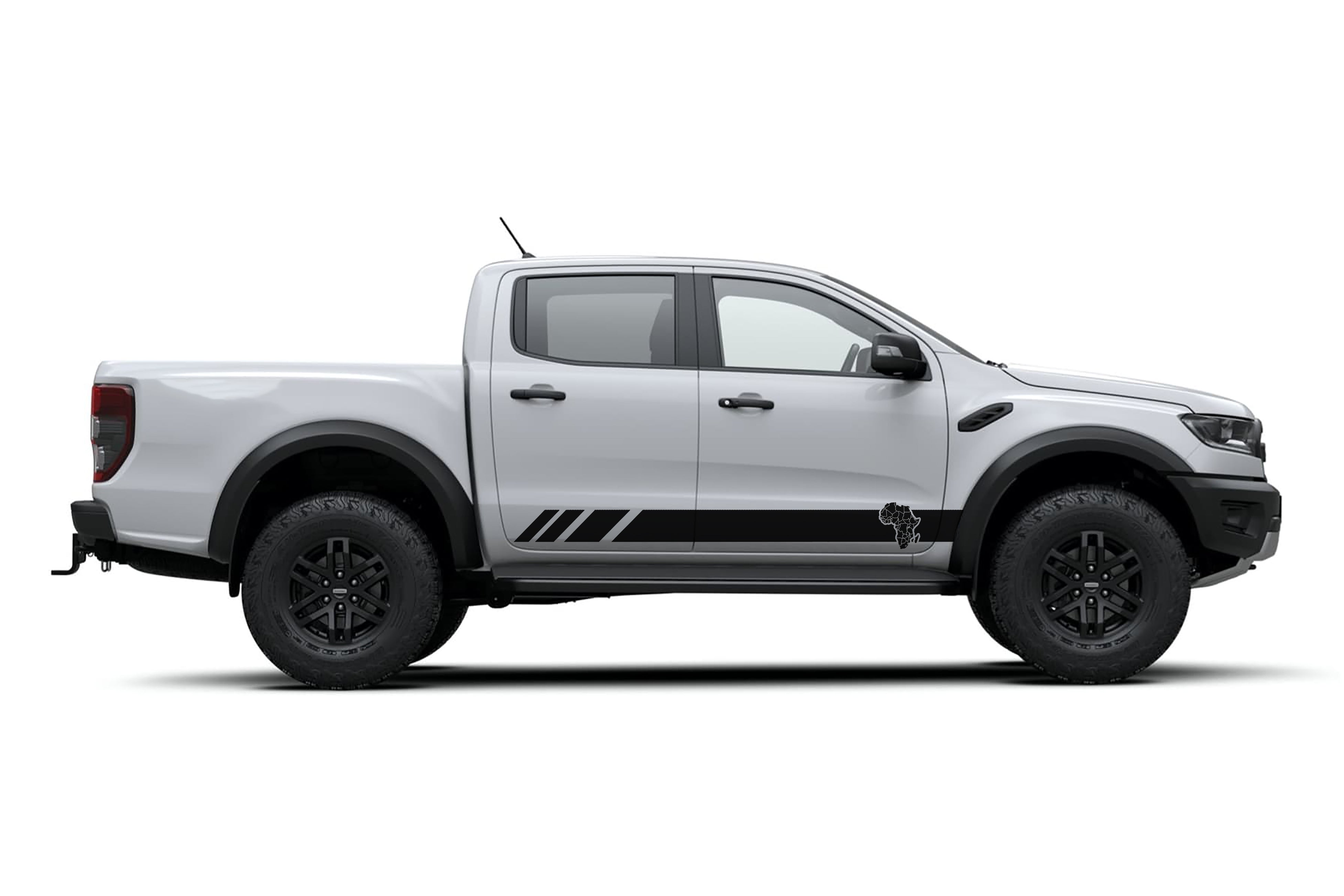 African Continent Map Ford Ranger Bakkie Vinyl Decal Sticker South Africa