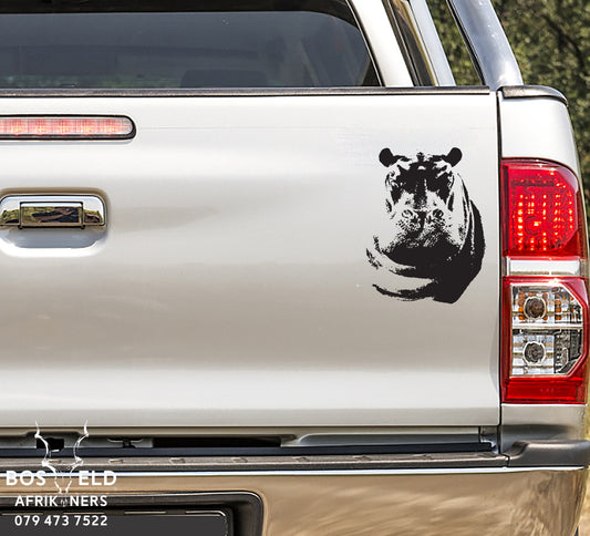 Hippo / Seekoeie Vinyl Decal Sticker