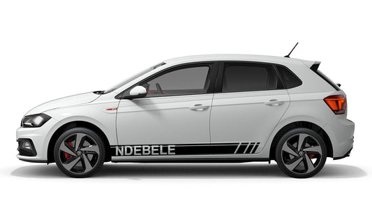 Ndeble Volkswagen VW Polo Vivo Car Vehicle Graphics Decal Sticker