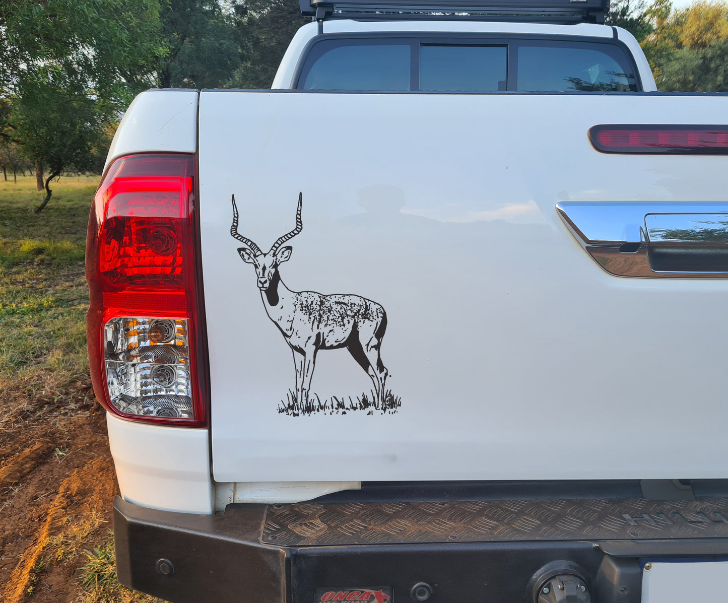 Rooibok Impala Rams Antelope Bakkie Car Wall Vinyl Decal Sticker Art