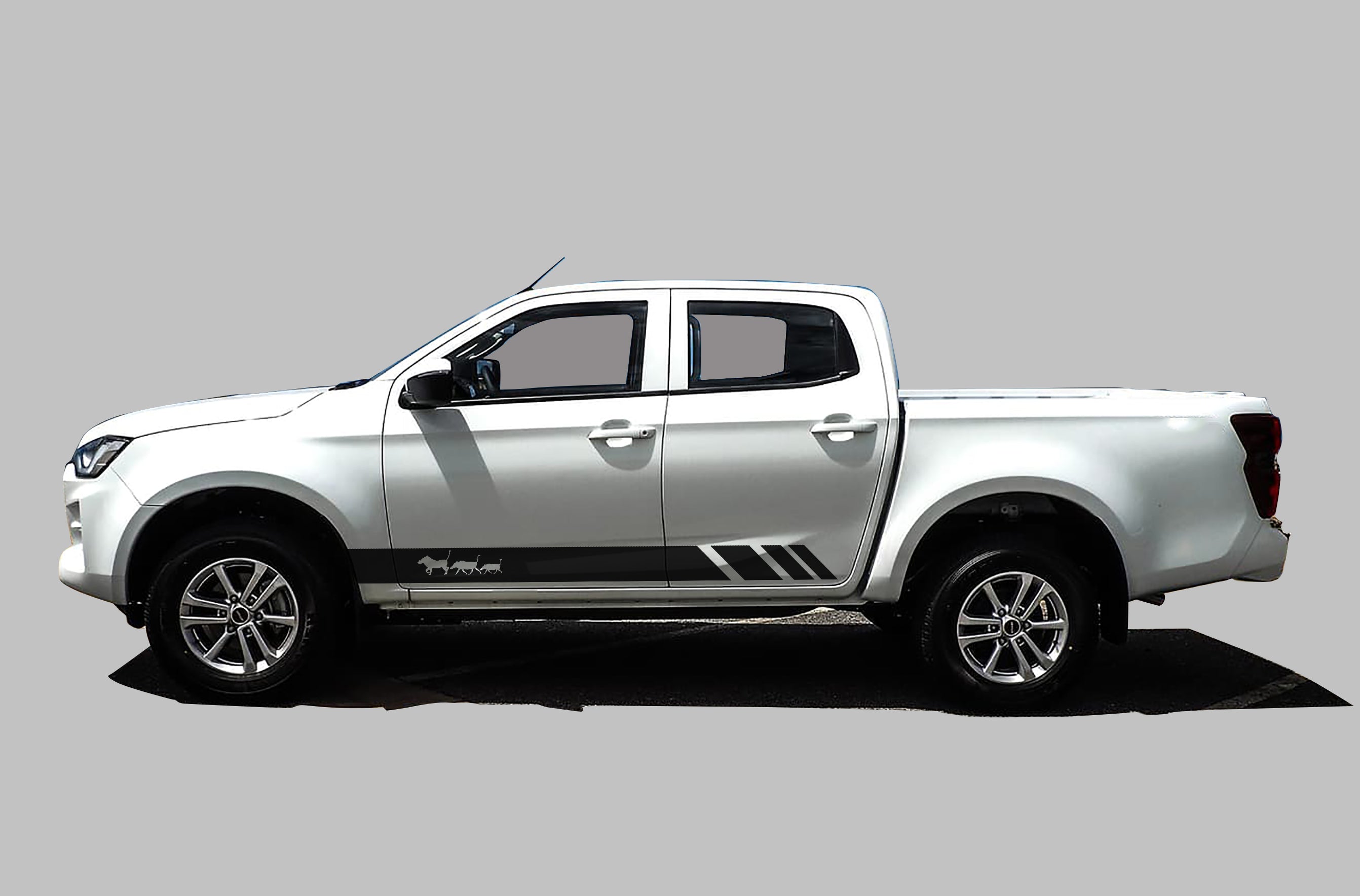Vlavark Sticker Warthog Vlakvark Isuzu D-Max Bakkie Decal Sticker Graphics Kit South A ...