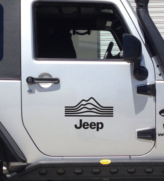 Jeep Wave Vinyl Decal Sticker