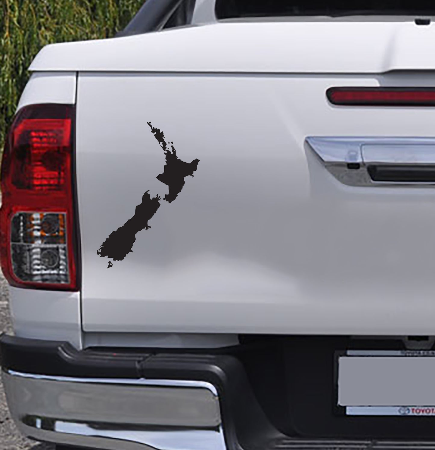 New Zealand Country Map Vinyl Decal Sticker