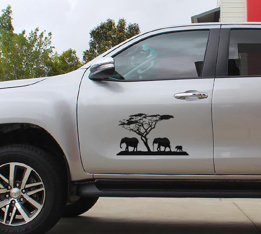 Olifant Elephant African Wildlife Safari Vinyl Decal Sticker
