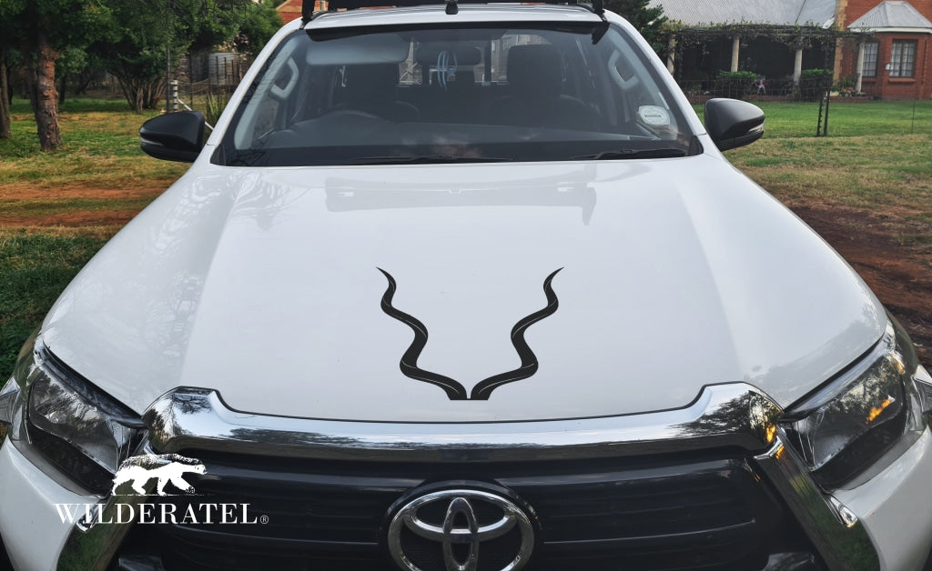 Kudu Bok Horings Horns Bakkie Vehicle Vinyl Decal Sticker Kit
