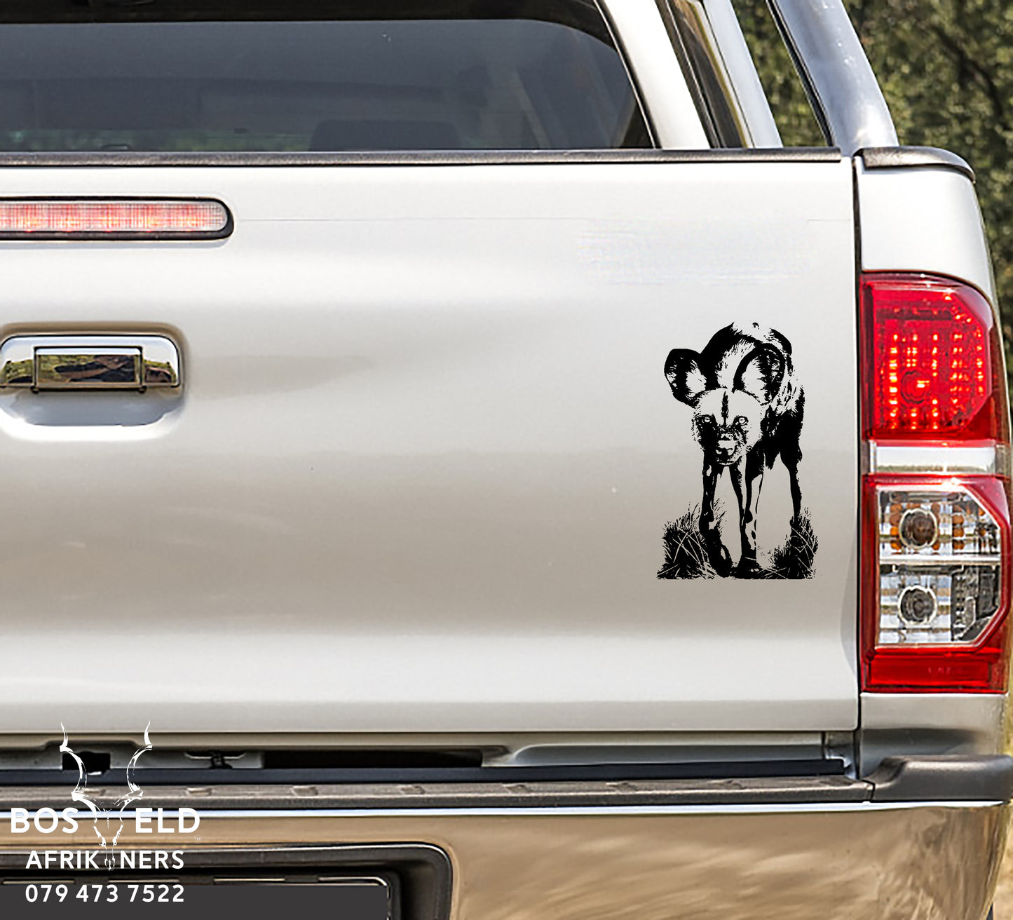 African Wild Dog - Wilde Hond - Vinyl Decal Sticker
