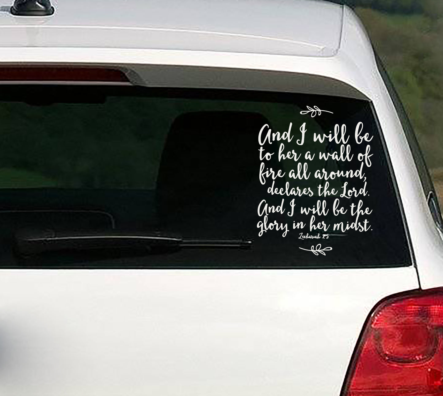 And I will be her to her... Vinyl Sticker