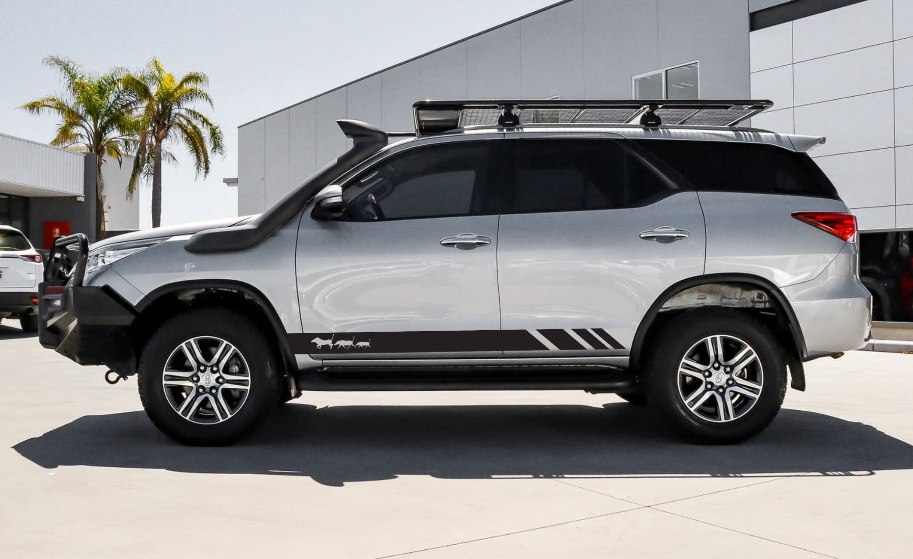 Vlavark Sticker Warthog Vlakvark Toyota Fortuner SUV Vinyl Sticker Graphics Kit SA ...