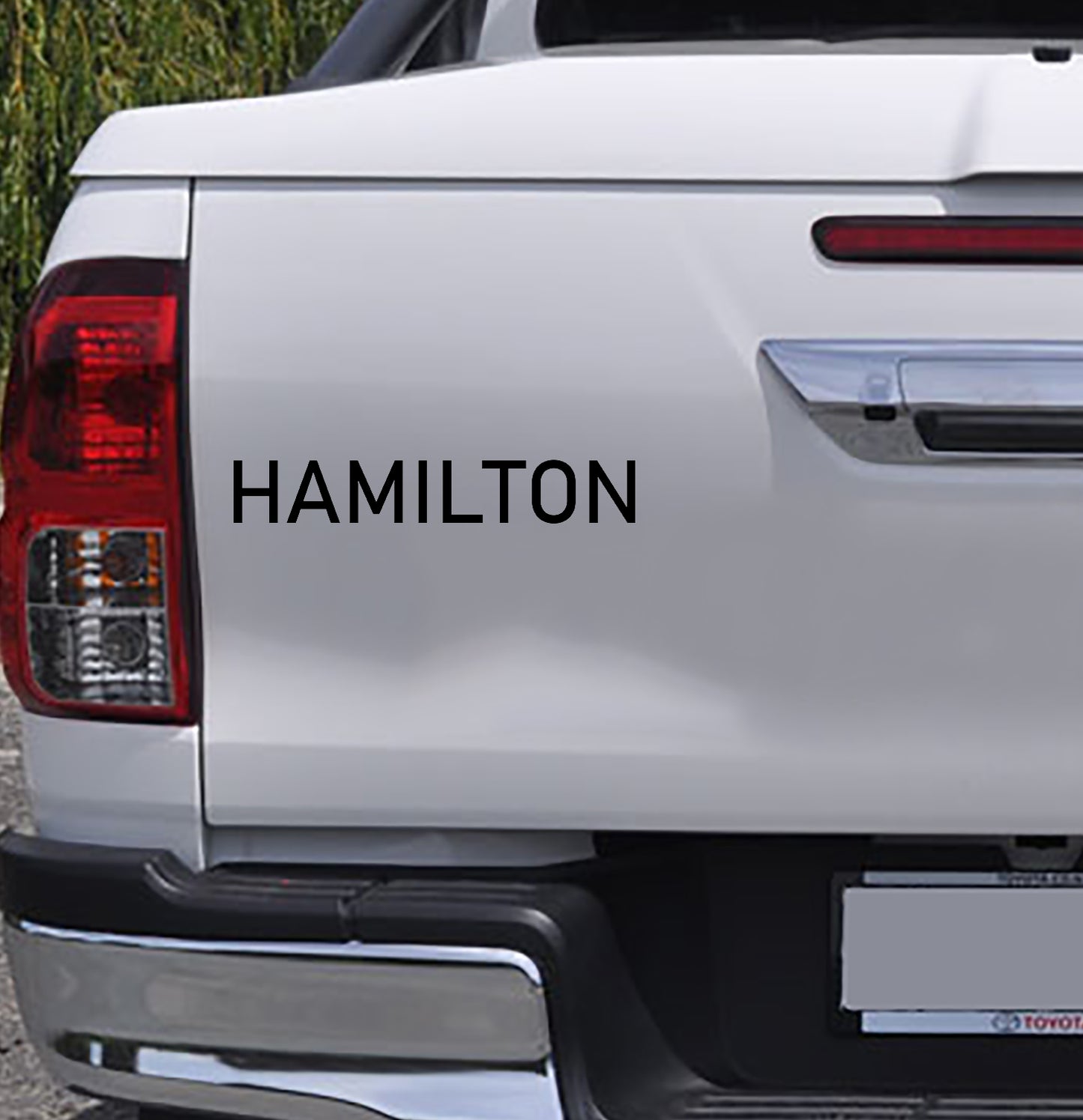 Hamilton Name Vinyl Decal Sticker