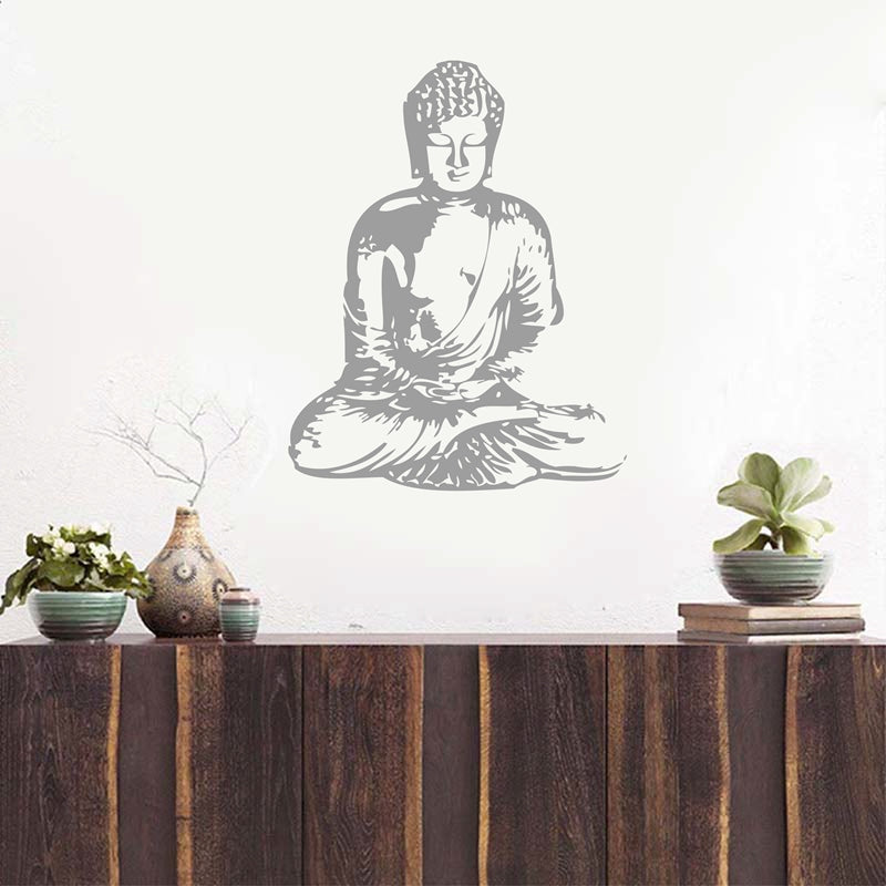 Vinyl wall sticker Buddha , Wall Decal Buddha Silhouette India Asian Spiritual Awakened One home decor Gauteng