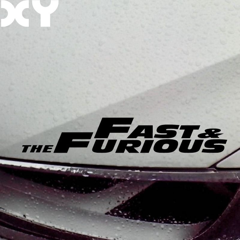 Fast Furious Car Sticker The Fast and the Furious Waterproof Car Sticker and Vinyl Decals for V ...