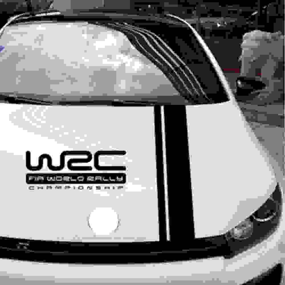 2PCS car-styling Car Stickers WRC Car Body  For VW Volkswagen Golf 5 6 7 Passat B6 B7 CC Jetta MK5 MK6 MK7 Tiguan Scirocco EOS