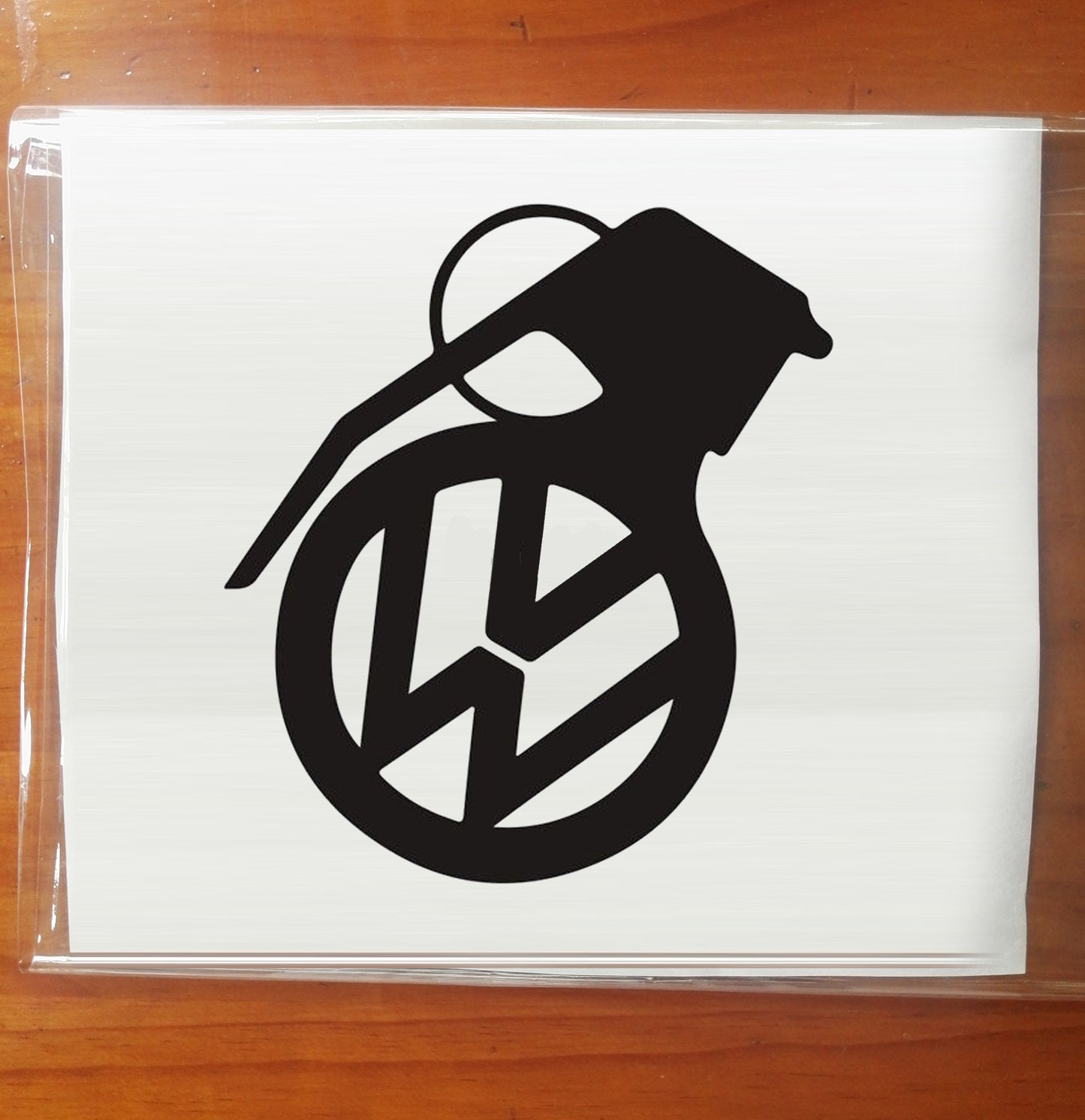 Volkswagen Hand Grenade Vinyl Sticker